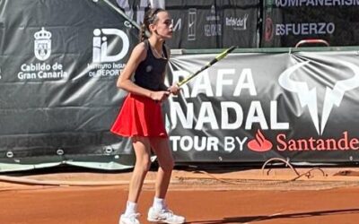 Nuestra alumna Indiana Sanabria Español de 1º ESO participó en el torneo «Rafa Nadal Tour by Santander» el pasado mes de febrero en Las Palmas de Gran Canaria. ¡Enhorabuena por tu esfuerzo y participación!